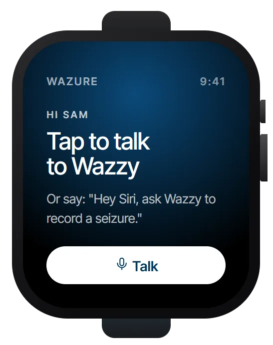 Wazzy — Just tap to talk.
